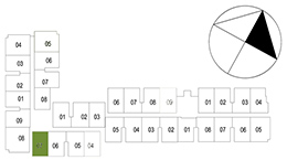 Vị trí mặt bằng căn hộ 3 PN - 86.34 m² - 01